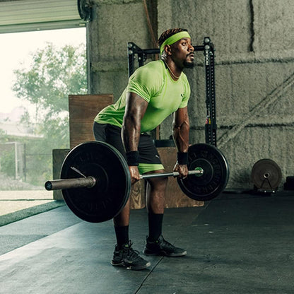 Mens 2 in 1 Running Shorts Quick Dry Gym Athletic Workout Clothes with Side Pockets