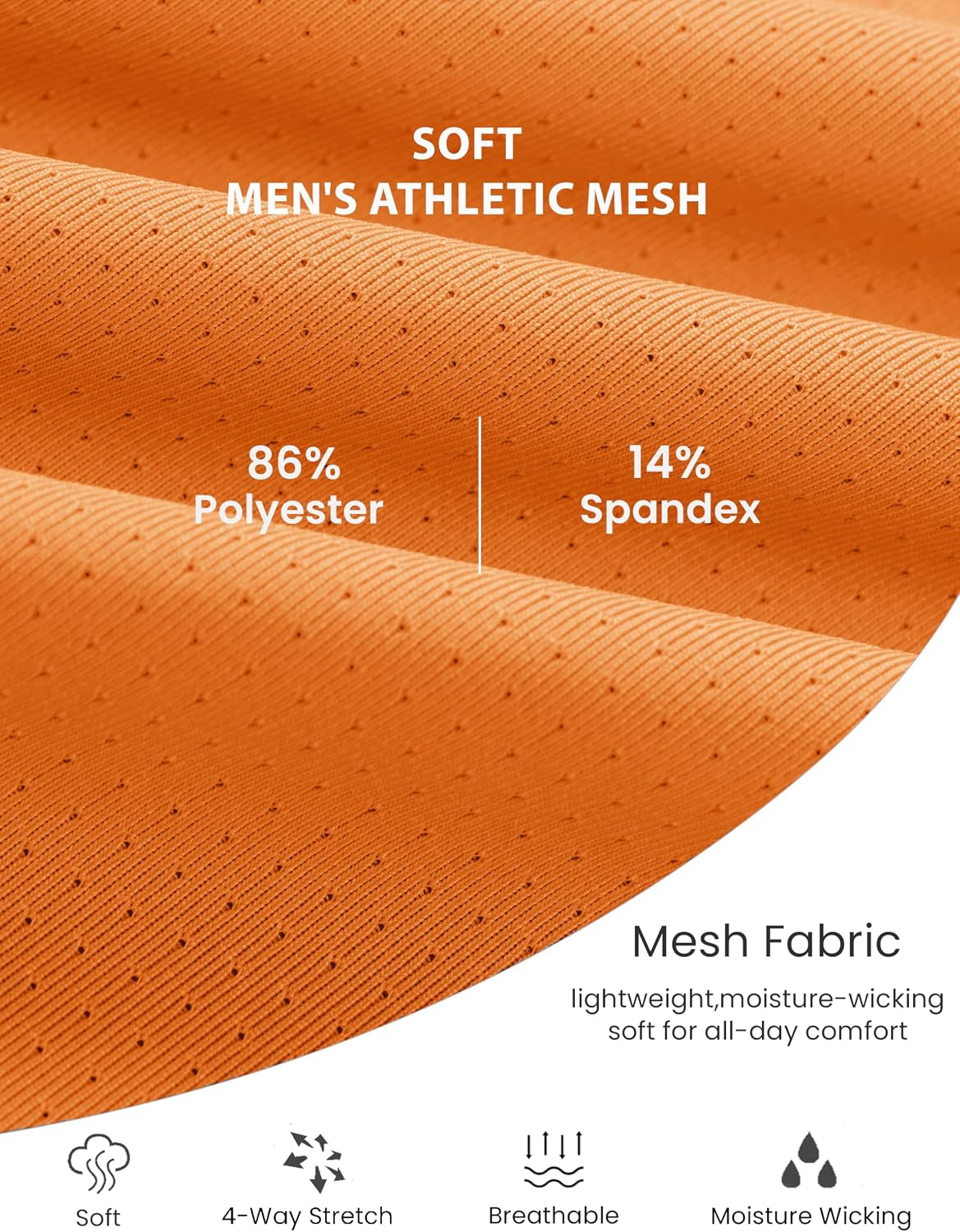 Men'S Dry Fit Shirts Mesh Short Sleeve Athletic Lightweight Workout Performance Hiking Shirt
