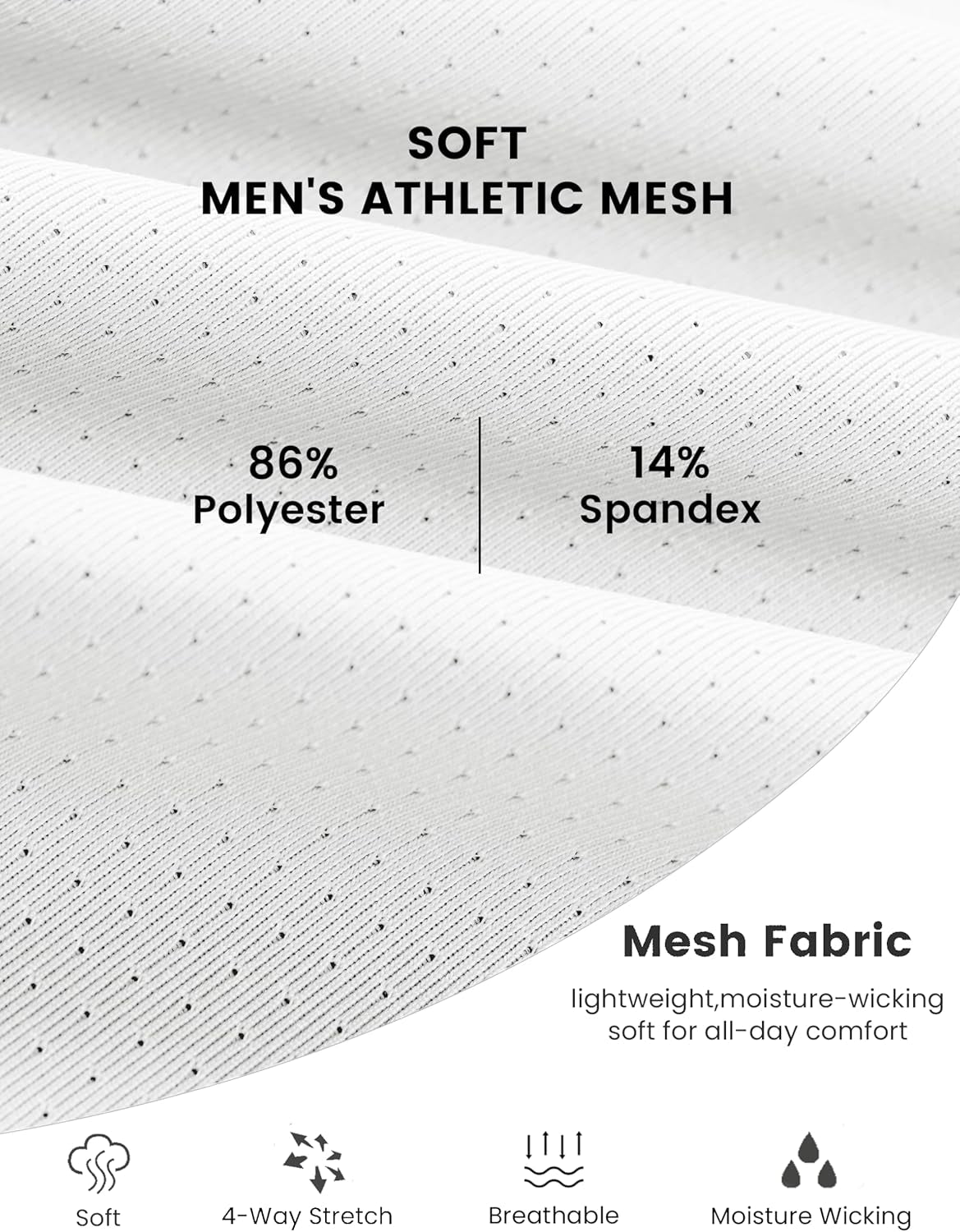 Men'S Dry Fit Shirts Mesh Short Sleeve Athletic Lightweight Workout Performance Hiking Shirt